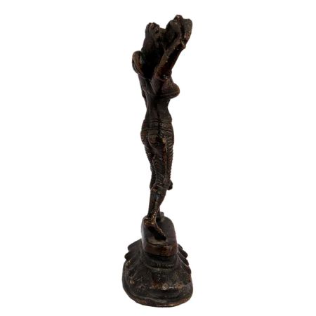 Brass Indian Tradition Lady Dancing Figurine