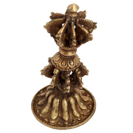 Brass Tibet Dorje Phurba On Stand Showpiece