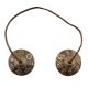 Brass Clash Cymbals or Manjeere Carved Tibetan Design
