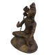 Brass Mahakal Shiva Meditating Statue On Lion Base