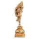 Brass Dancing Ganesha Statue In Golden Finish