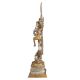 Brass Natraja Statue In Silver Golden Finish