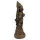 Brass Lord Hanuman Idol Holding Gadha And Dronagiri Mountain