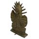 Old Brass Tribal Goddess Mata Statue With Unusual Outfit