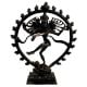 Black Brass Nataraja Lord Dancing Shiva Statue Showpiece