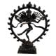 Black Brass Nataraja Lord Dancing Shiva Statue Showpiece
