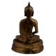 Brass Buddha Statue Sitting In Meditation