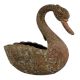 Hand made Brass Swan Planter