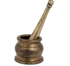 Brass Metal Imam Dasta Mortar And Pestle