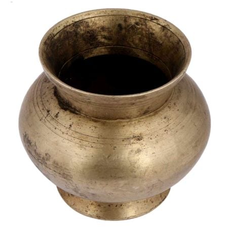 Brass Hindu Worship Water Storage Pot