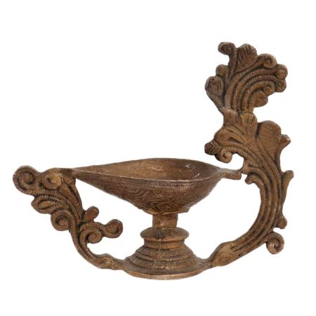 Brass Peacock DiyaÂ Pooja Decoration