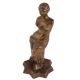 Brass English lady classical sculpture