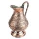 Rounded Copper Repousse Jug For Decoration