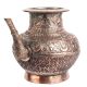 Copper Holy Water Pot With Floral Motifs And Stout