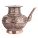 Copper Holy Water Pot With Floral Motifs And Stout