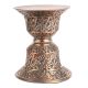Copper Spittoon Table With Floral Motifs