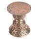 Copper Spittoon Table With Floral Motifs