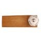 Black Leaf Ceramic Floral Wooden Door Stopper