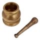 Brass Mortar And pestle Traditional Mixer And Grinder