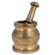 Handmade Pure Brass Pestle and Mortar Set