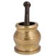 Brass Mortar And Pestle Kitchen Okhli Masher