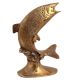 Brass Rising Fish Statue For Decoration