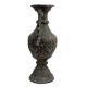 Black Brass Urn Shaped Vase With Decorative Handles