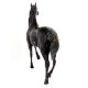 Indian Black Galloping Horse For Home Decoration