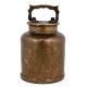 Brass Jar Storage Canister With Swing Handle On Lid