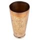 Indian Flower Carved Punjabi Lassi Glass