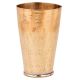 Golden Brass Tall Traditional Lassi Glass