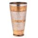 Brass Punjabi Lassi Glass With Golden Bands