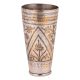 Old Brass Chiseled Floral Patern Punjabi Lassi Glass
