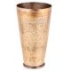 Brass Punjabi Lassi Glass Faded Leaf Design