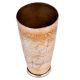 Big Flower Carved Brass Punjabi Lassi Glass