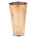 Brass Lassi Glass With Faded Flower Design