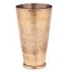 Brass Lassi Glass With Faded Design Carved Rings On the Rim