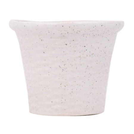 White Ceramic Pot For Indoor Plants