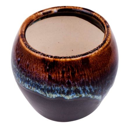 Brown Ceramic Pot For Home Decoration