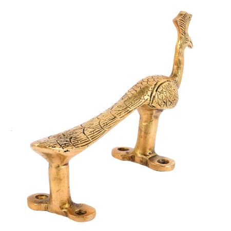 Brass Peacock Door Handle Cabinet Pull