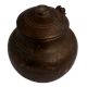 Old Brass Pot Matka With Lid