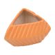 Orange Ceramic Vase Pot With Patterned Design