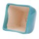 Handmade Blue Ceramic Pot With Square Top