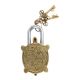 Brass Vastu Tortoise Padlock With 2 Key
