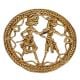 Fabulous Home Decor Item In Brass Depicting Village Life