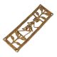 Charming Rural Women Dancing Brass Metal Artwork