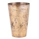 Brass Rural Style Lassi Glass With Carved leaves Design