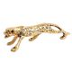 Golden Jaguar Statue Showpiece Interior Decor Item