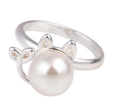 Funny Silver Animal Face Charm Toe Ring For Children