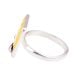Yellow Snap chat Logo Adjustable Silver Toe Ring For Kids